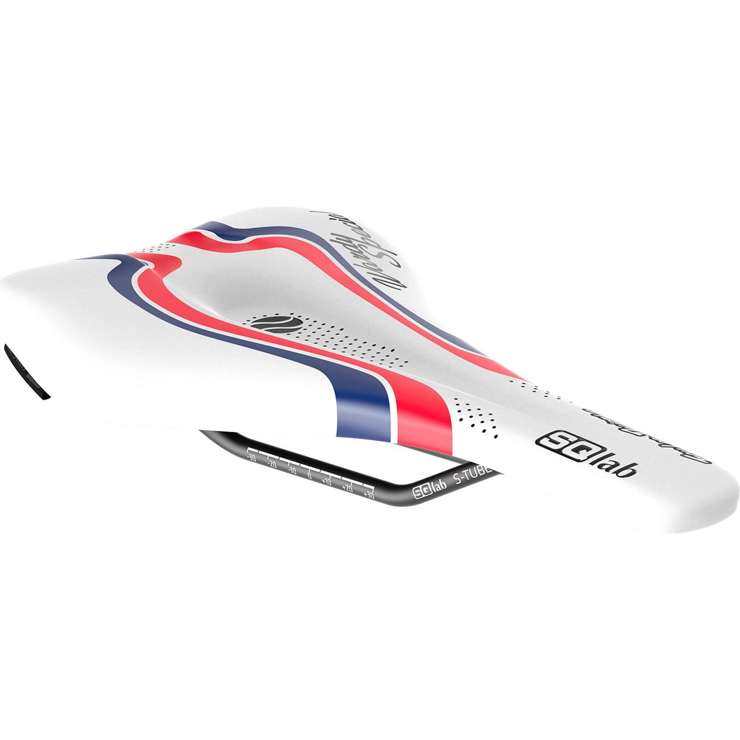 SQLab 612 Ergowave Active Wardy 2.1 Ltd. Saddle - Light Metal Alloy - 130mm - White