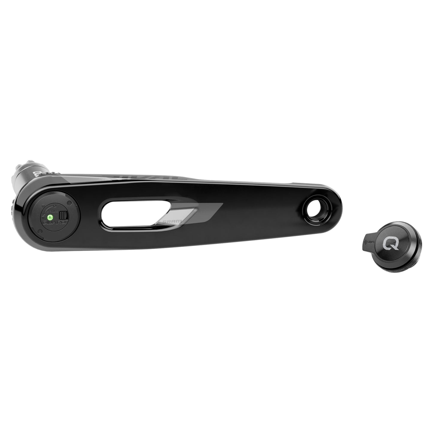 SRAM Rival AXS E1 Left Arm and Power Meter Spindle - 68-73mm and BB86-92 - 28.99mm DUB - SRAM Direct Mount - 165mm - Grey - Image 2