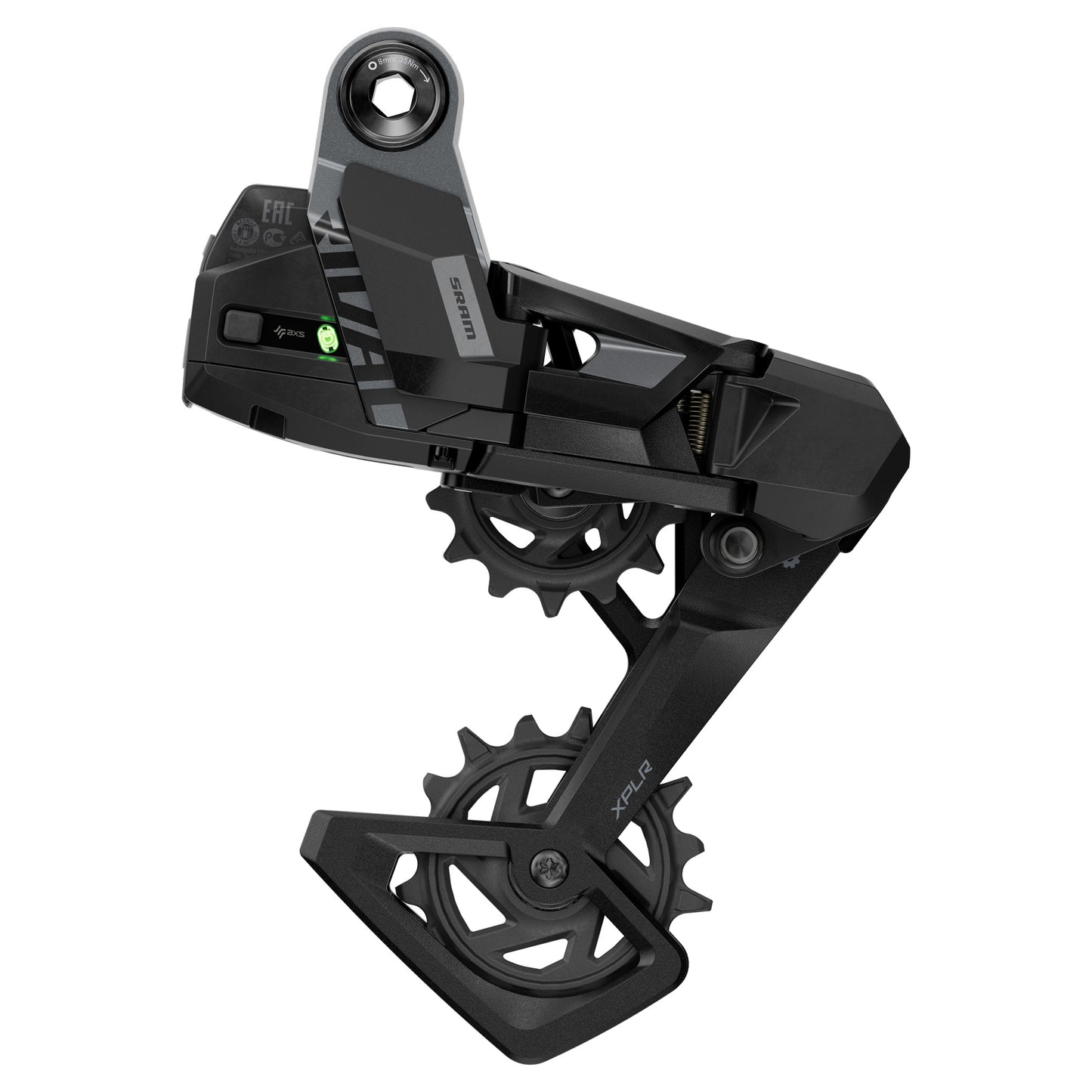 SRAM Rival AXS XPLR E1 Rear Derailleur - Rear Derailleur - 13 Speed - Black - Image 2