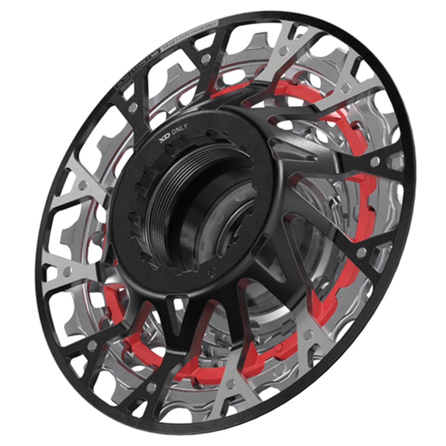 SRAM XX DH Transmission Cassette - 7 Speed - XDR Driver - 46319 - Silver - Image 4