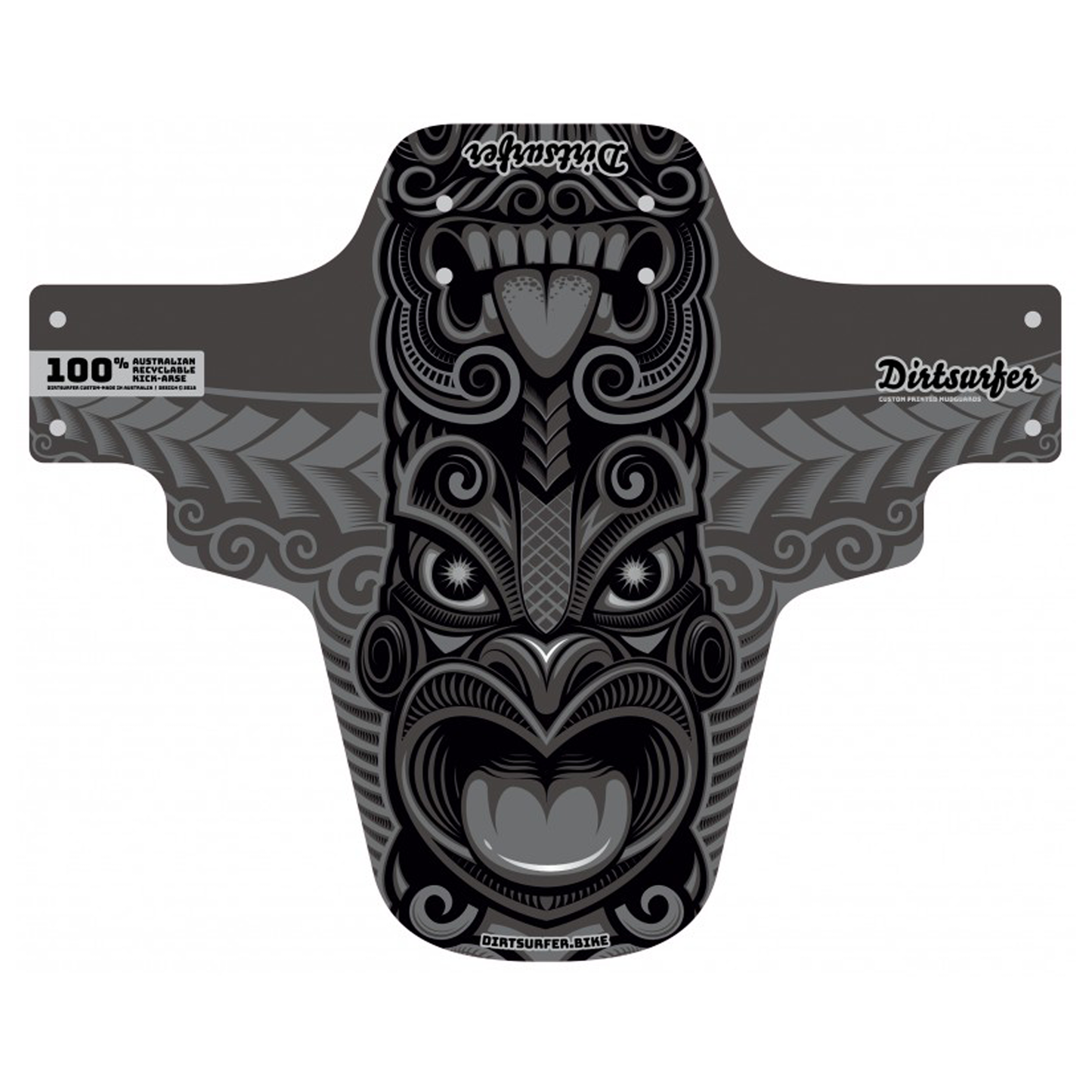 Dirtsurfer Mud Guard Fender - Tiki Black