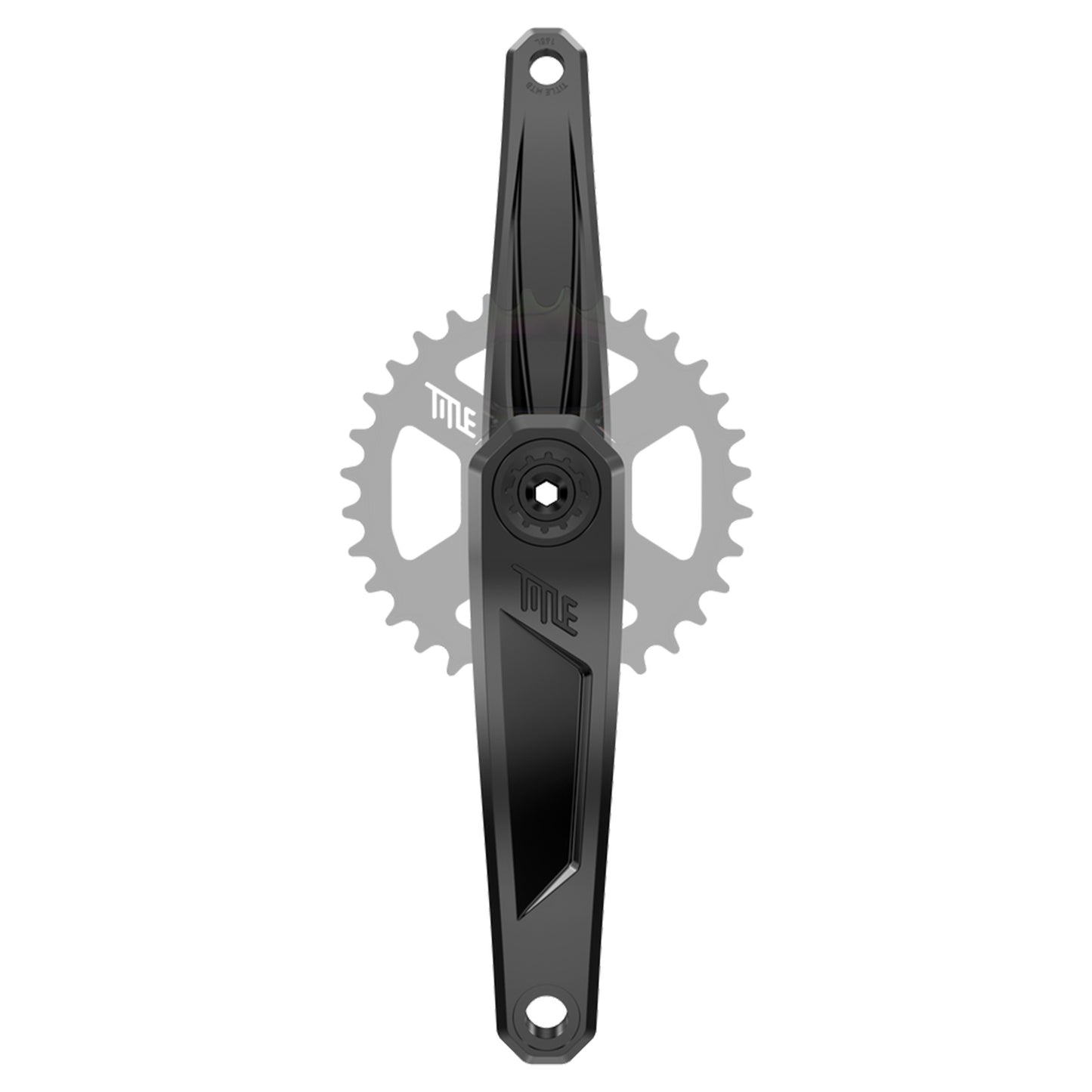 Title CR1 Crankset - 68-73mm and BB86-92 - 28.99mm DUB - SRAM Direct Mount - 165mm - Black - Spindle - 145mm For Dub BB (DH) - Image 1