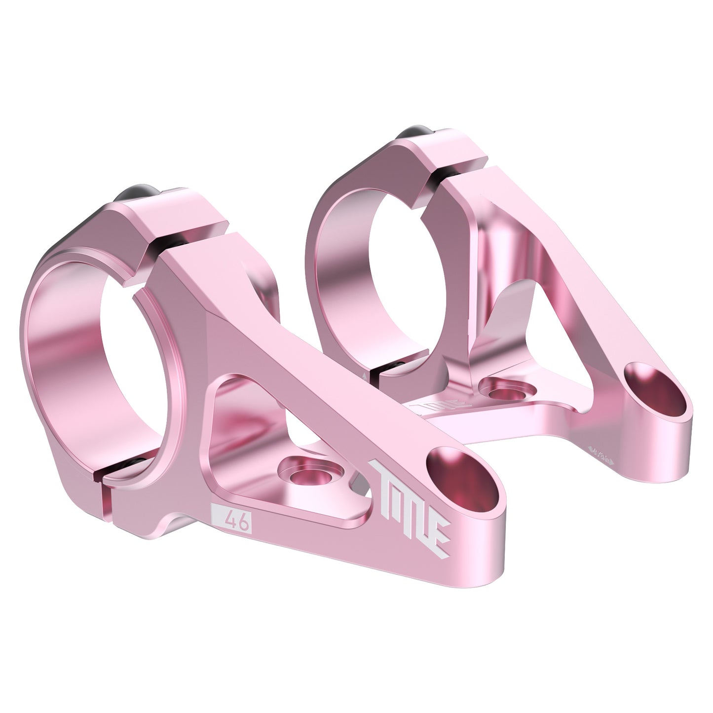 Title DM1 Stem - 1 1/8th Inch Steerer - 35mm - 46mm - 0 Degree - Pink