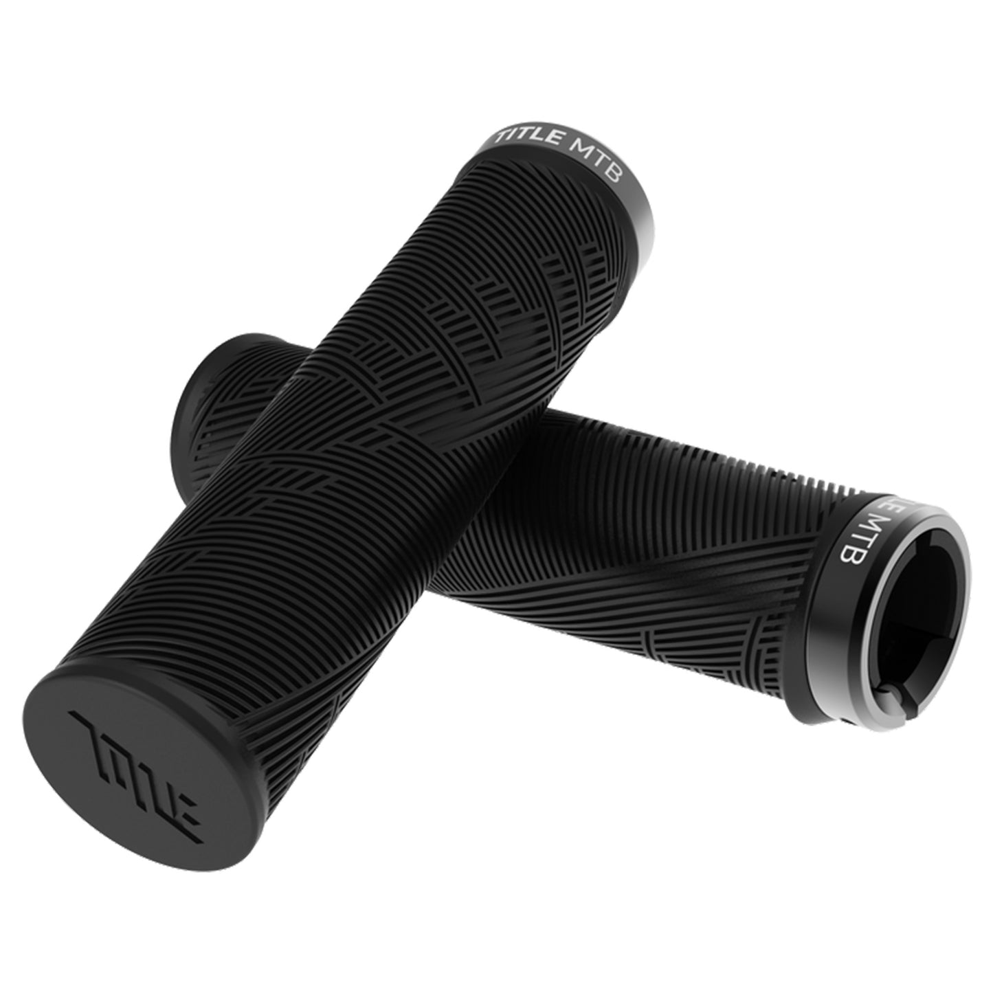 Title Form Lock-On Grips - Black - Single Lock On Grips - XL - Image 2