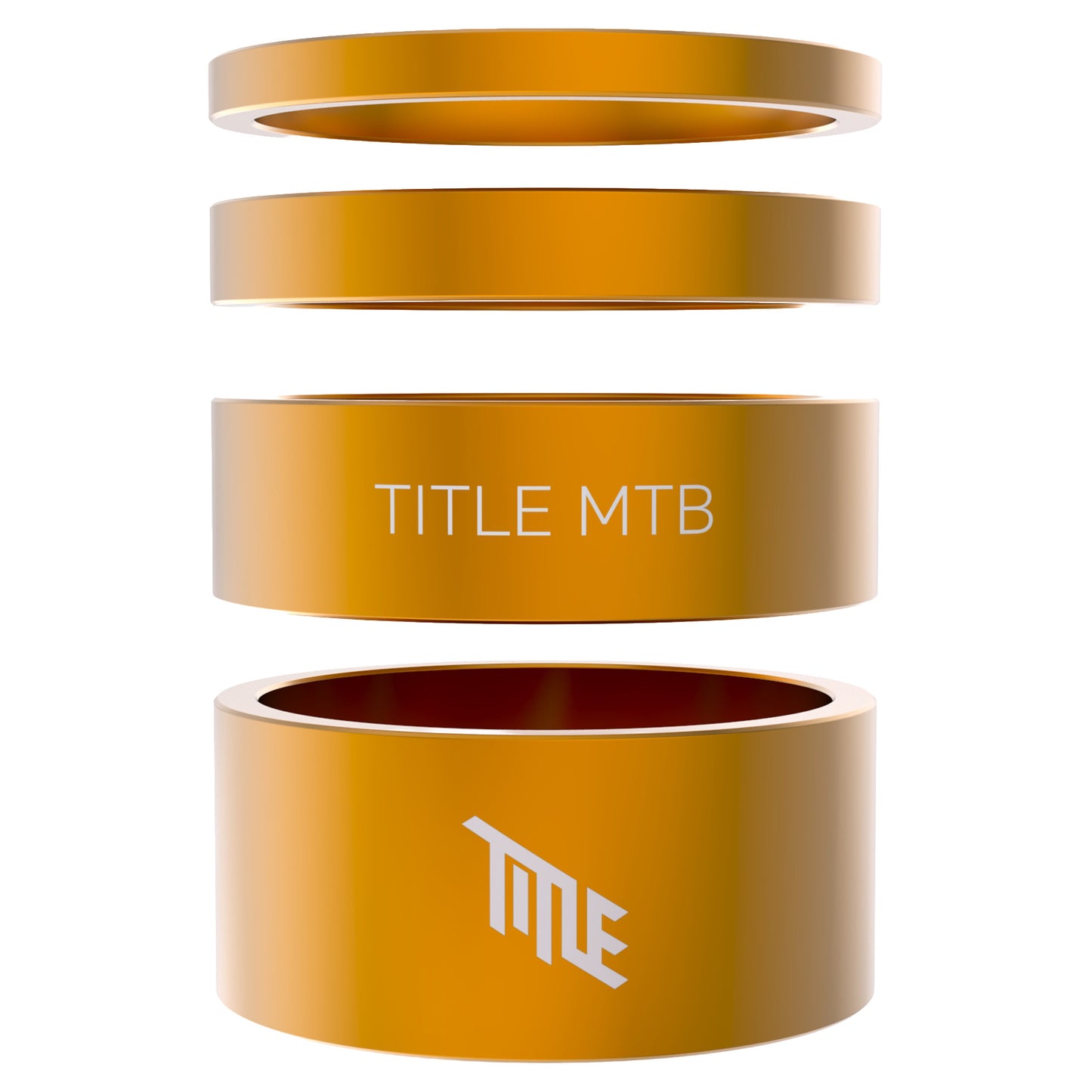 Title Headset Spacer Kit - Gold - Gold - Image 1