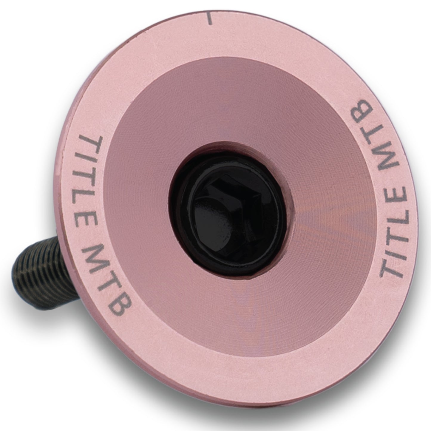 Title Headset Top Cap and Bolt - Pink - Image 1