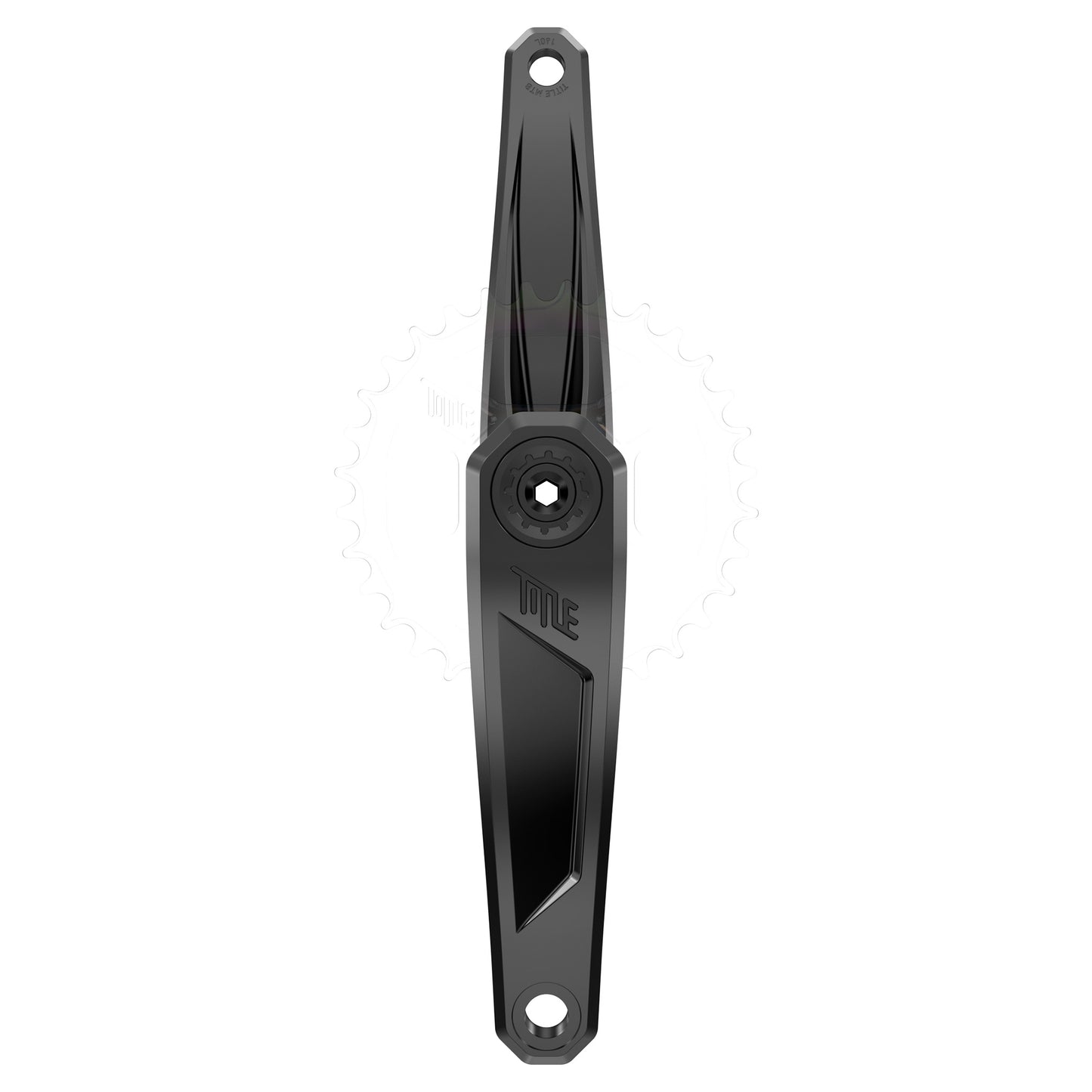 Title Rotor CR1 Crankset - 68-73mm and BB86-92 - 28.99mm DUB - SRAM Direct Mount - 160mm - Black - Spindle included - Image 2