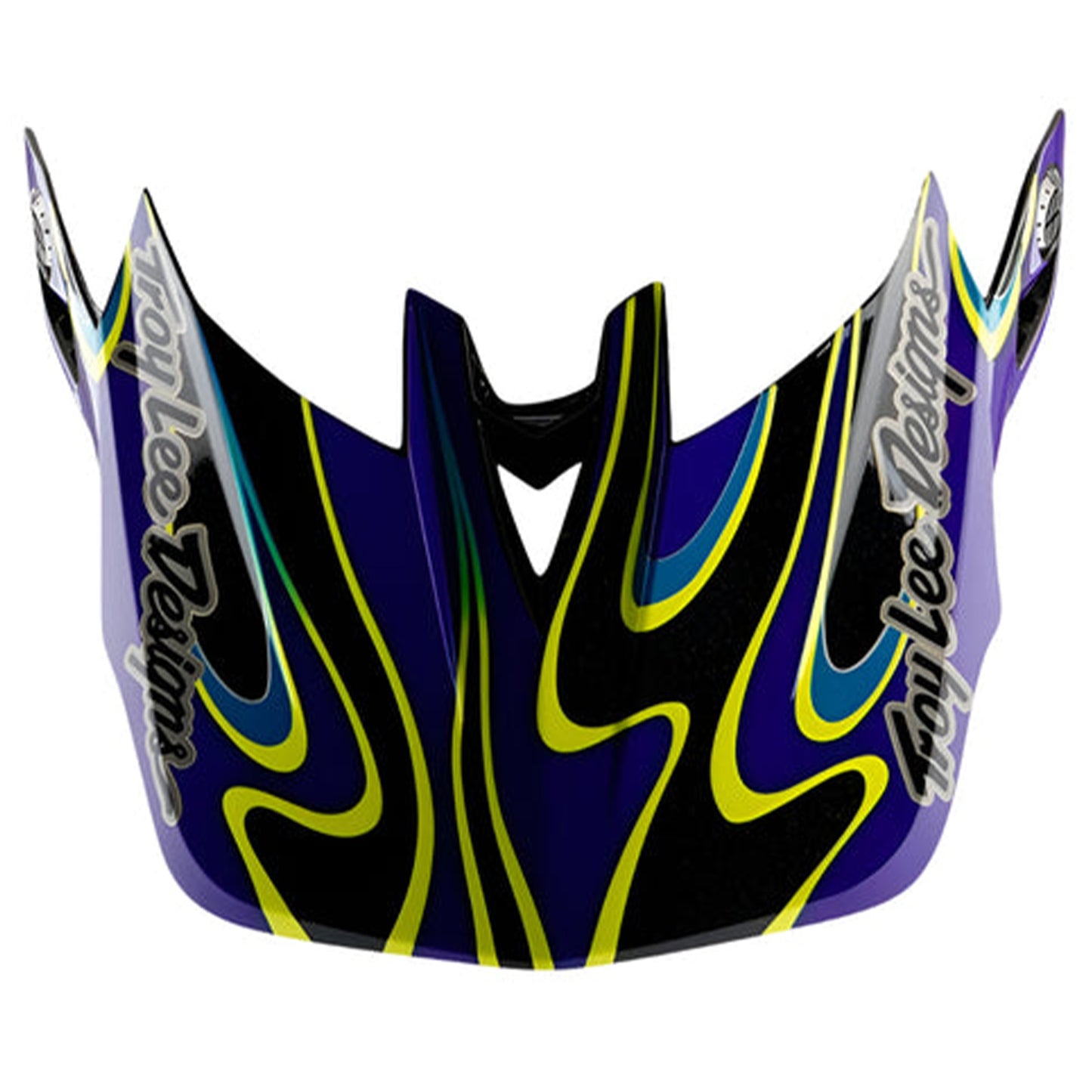 TLD 25.1 D4 Helmet Visor - One Size - Torched Black / Purple - Image 1