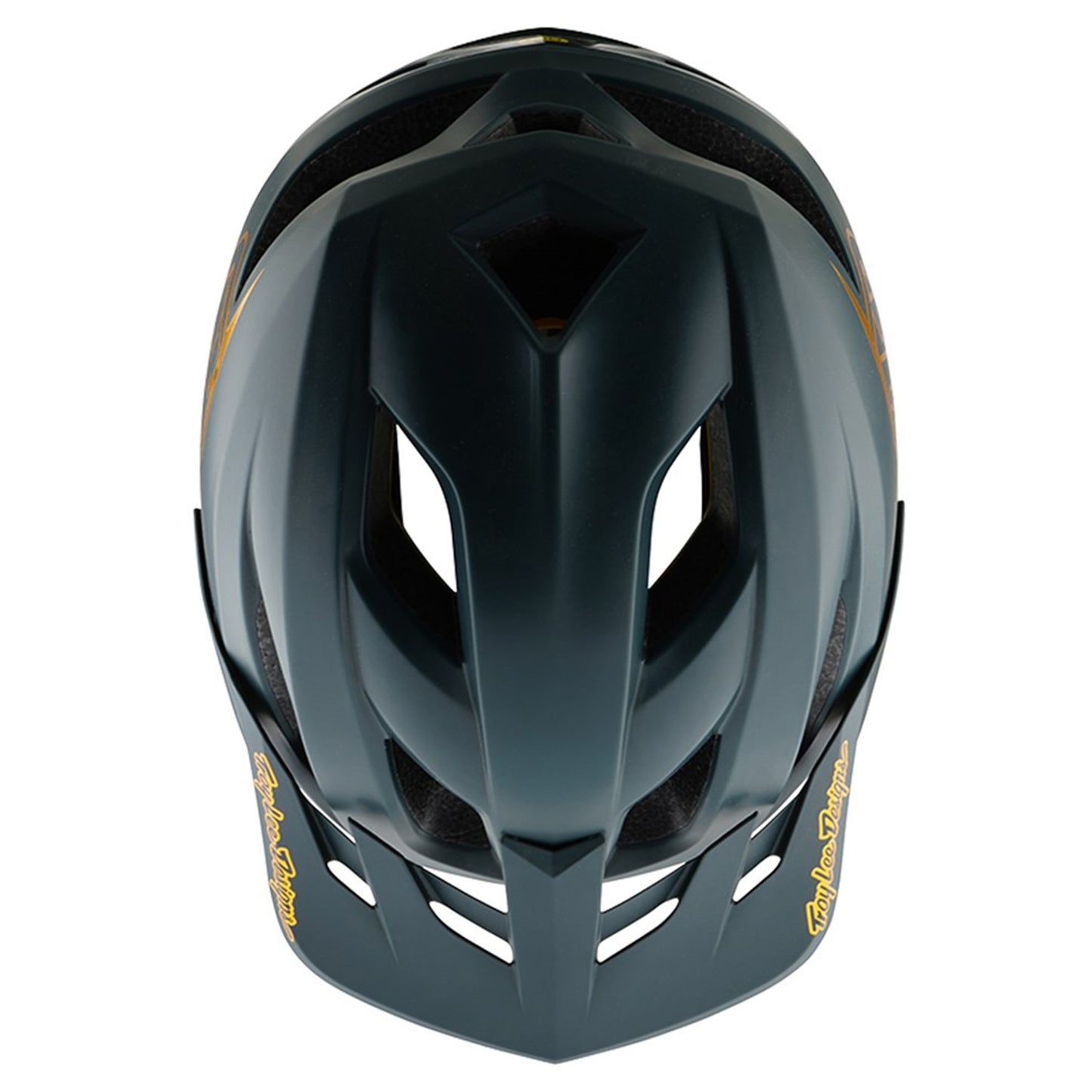 TLD Flowline MIPS Helmet - M/L - Point Grey / Gold - Image 4