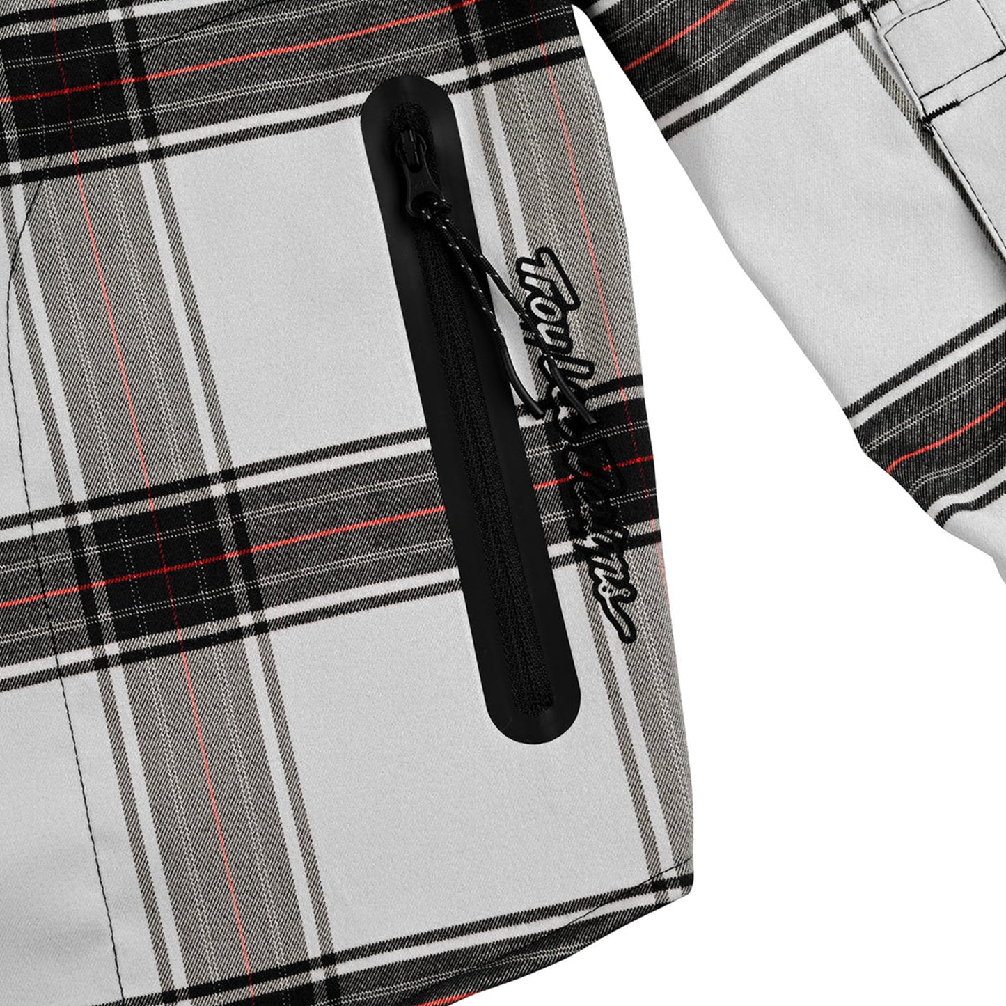 TLD Grind Flannel - S - YD Plaid Carbon - Image 5
