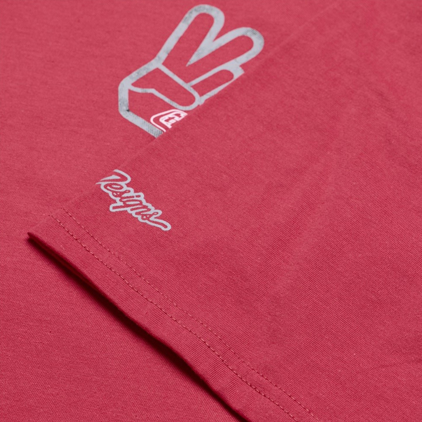 TLD Short Sleeve Tee - S - Peace out Fuchsia - Image 5