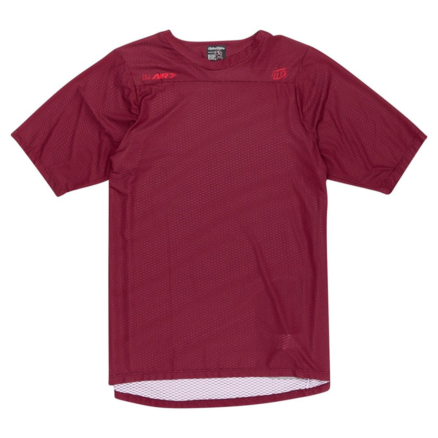 TLD Skyline Air Short Sleeve Jersey - S - Mono Oxblood - Image 1