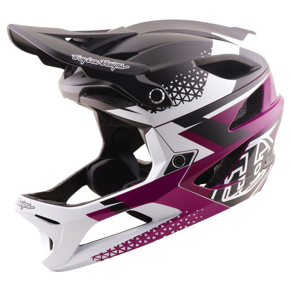 TLD Stage 2 MIPS Helmet - XS/S - Amper White/Fuchsia - Image 8