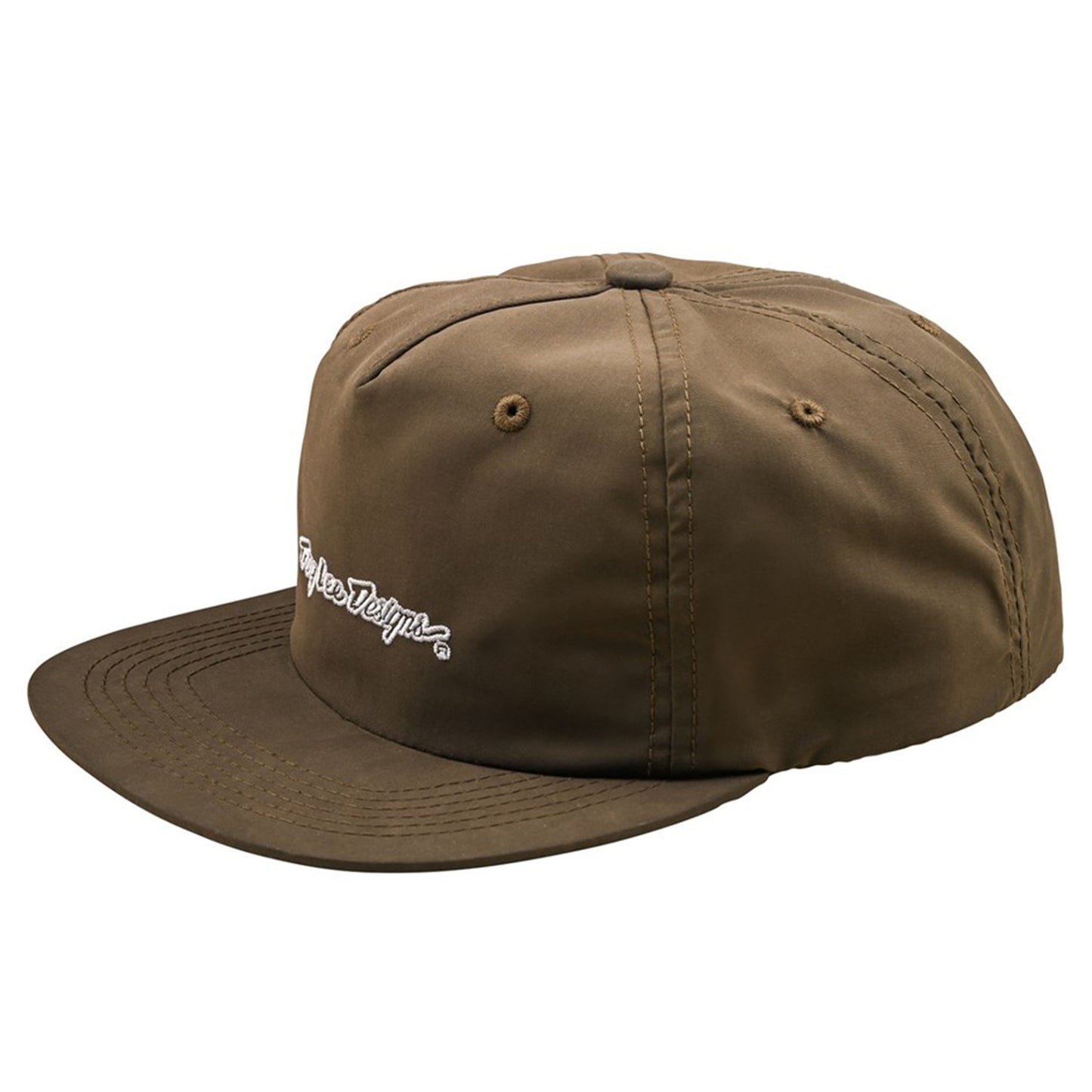 TLD Unstructured Snapback Hat - OSFA - Signature Olive Canvas - Image 1