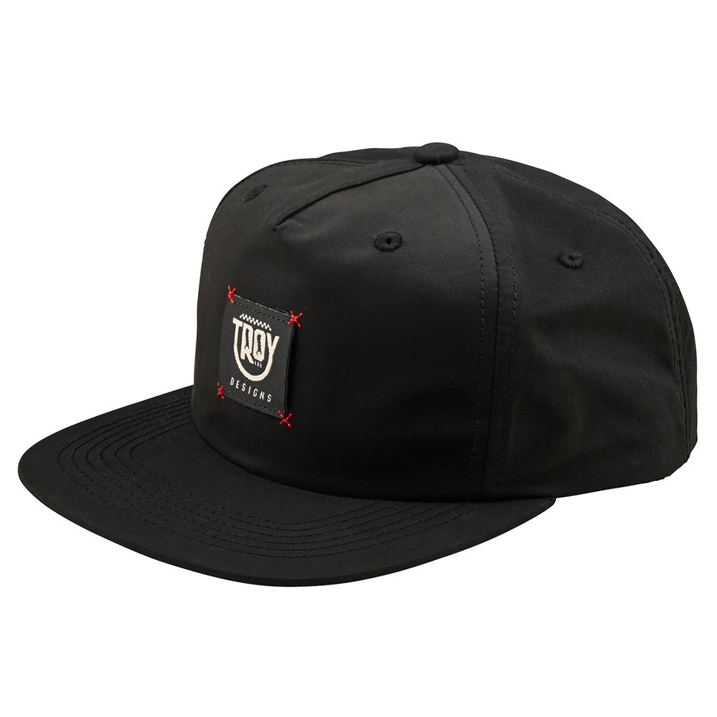 TLD Unstructured Snapback Hat - OSFA - Smiley Black - Image 1