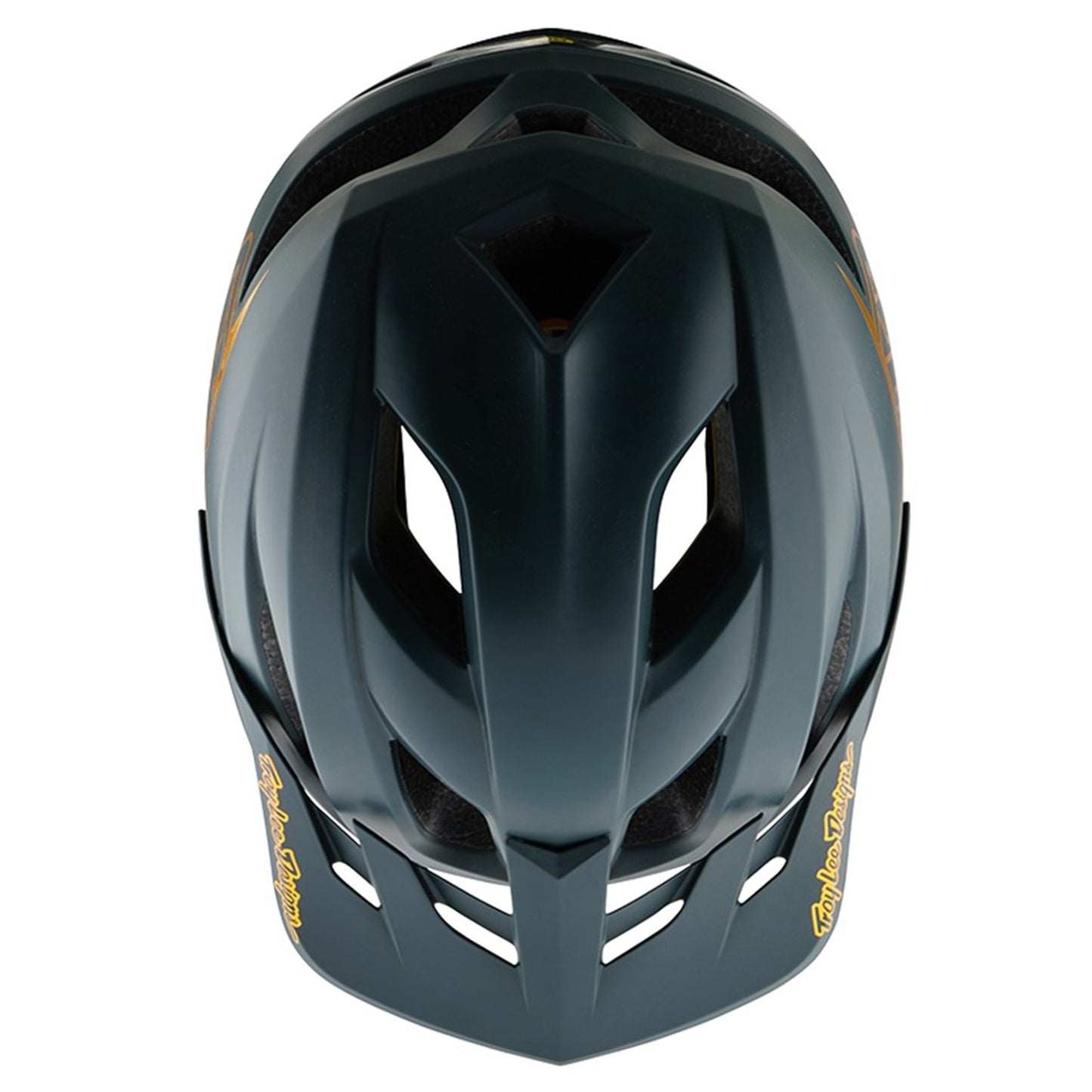 TLD Youth Flowline MIPS Helmet - OSFA - Point Grey / Gold - Image 4