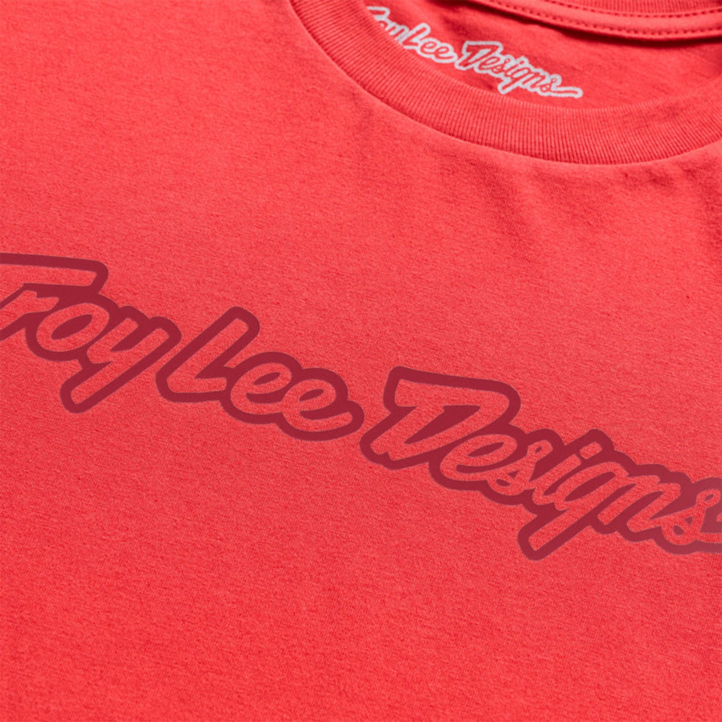 TLD Youth Signature Short Sleeve Tee - XL - Scarlet - Image 3
