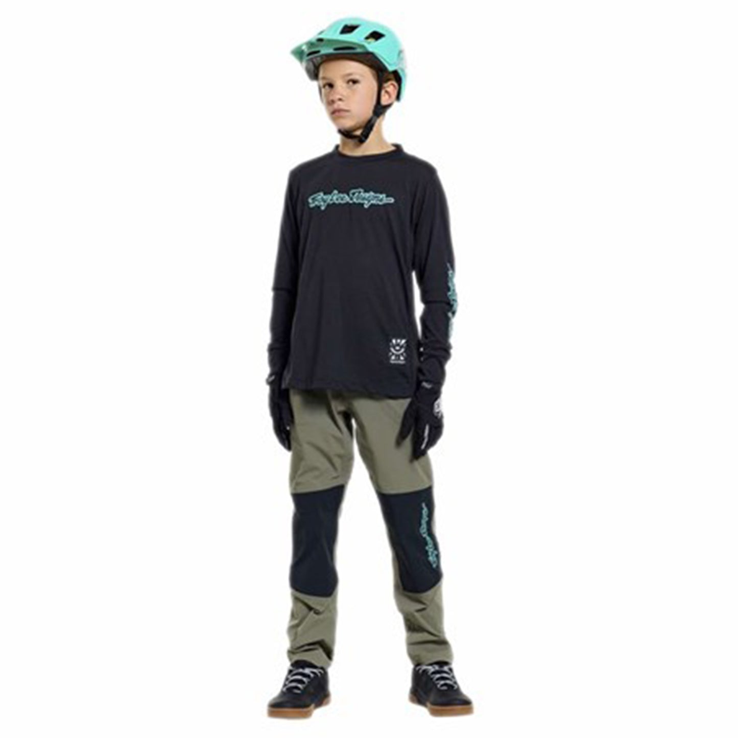 TLD Youth Skyline Trail Pants - 24 - Mono Army - Image 4