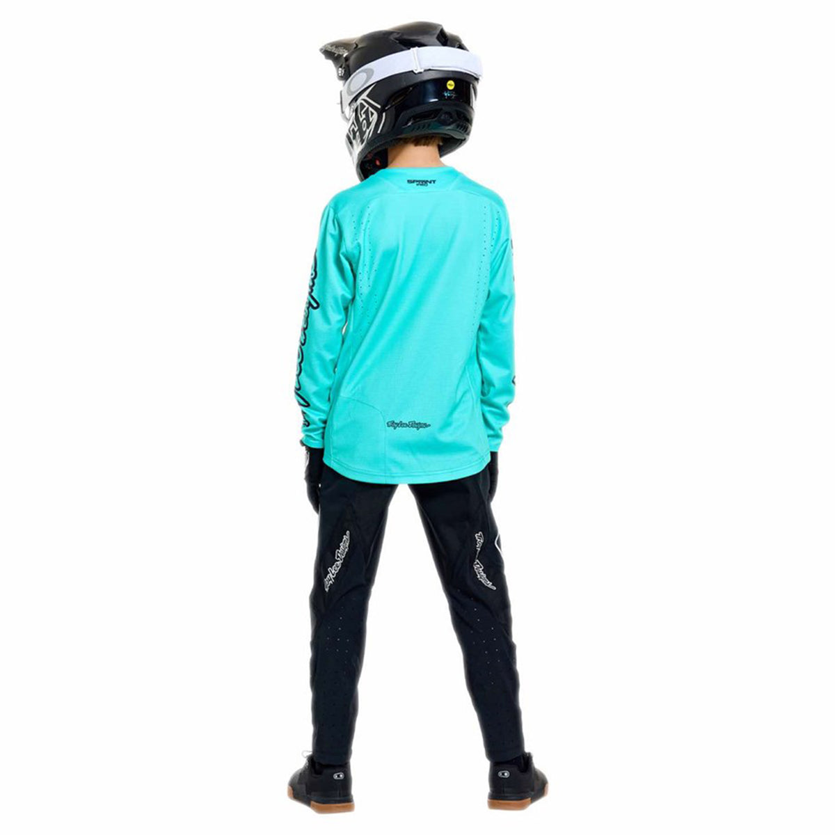 TLD Youth Sprint Pro Jersey - L - Real Teal - Image 5