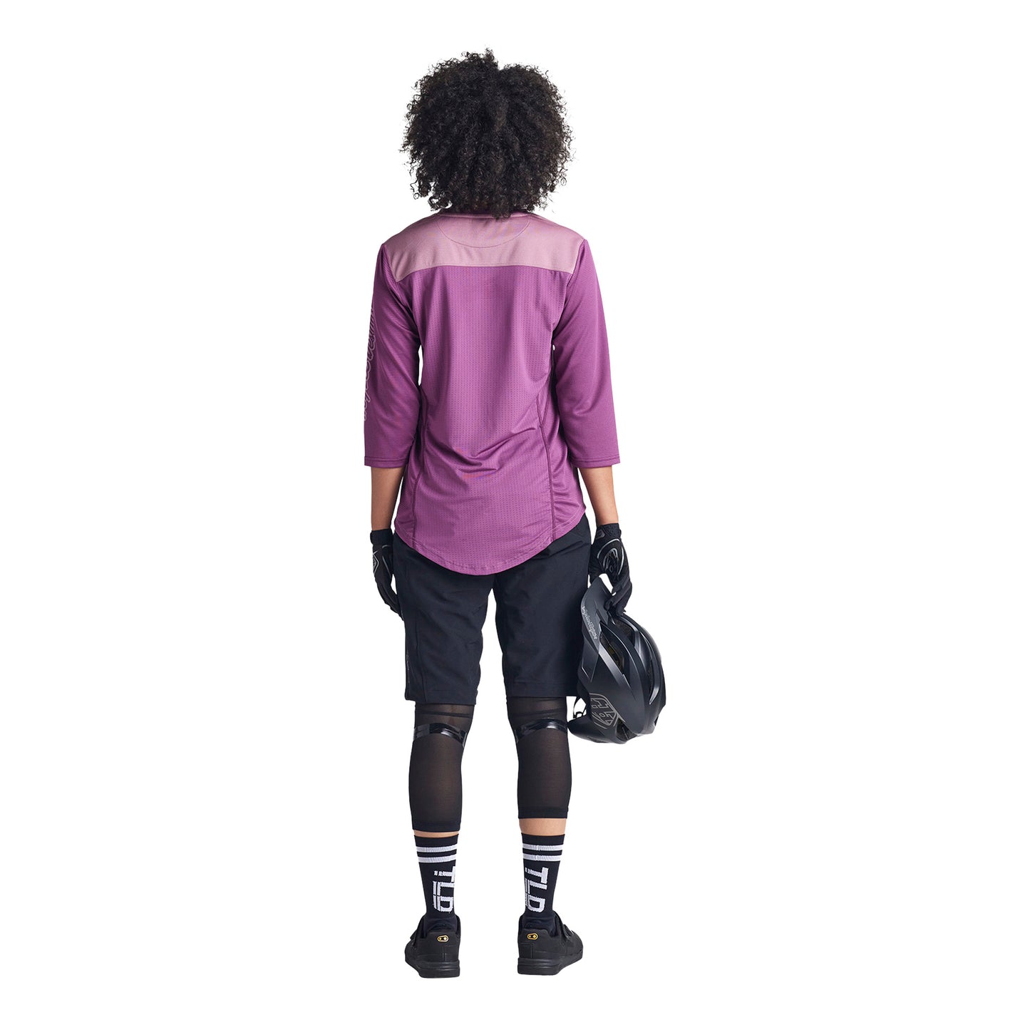 TLD Mischief Women's 3-4 Sleeve Jersey - Women's M - Rosewood - Image 7