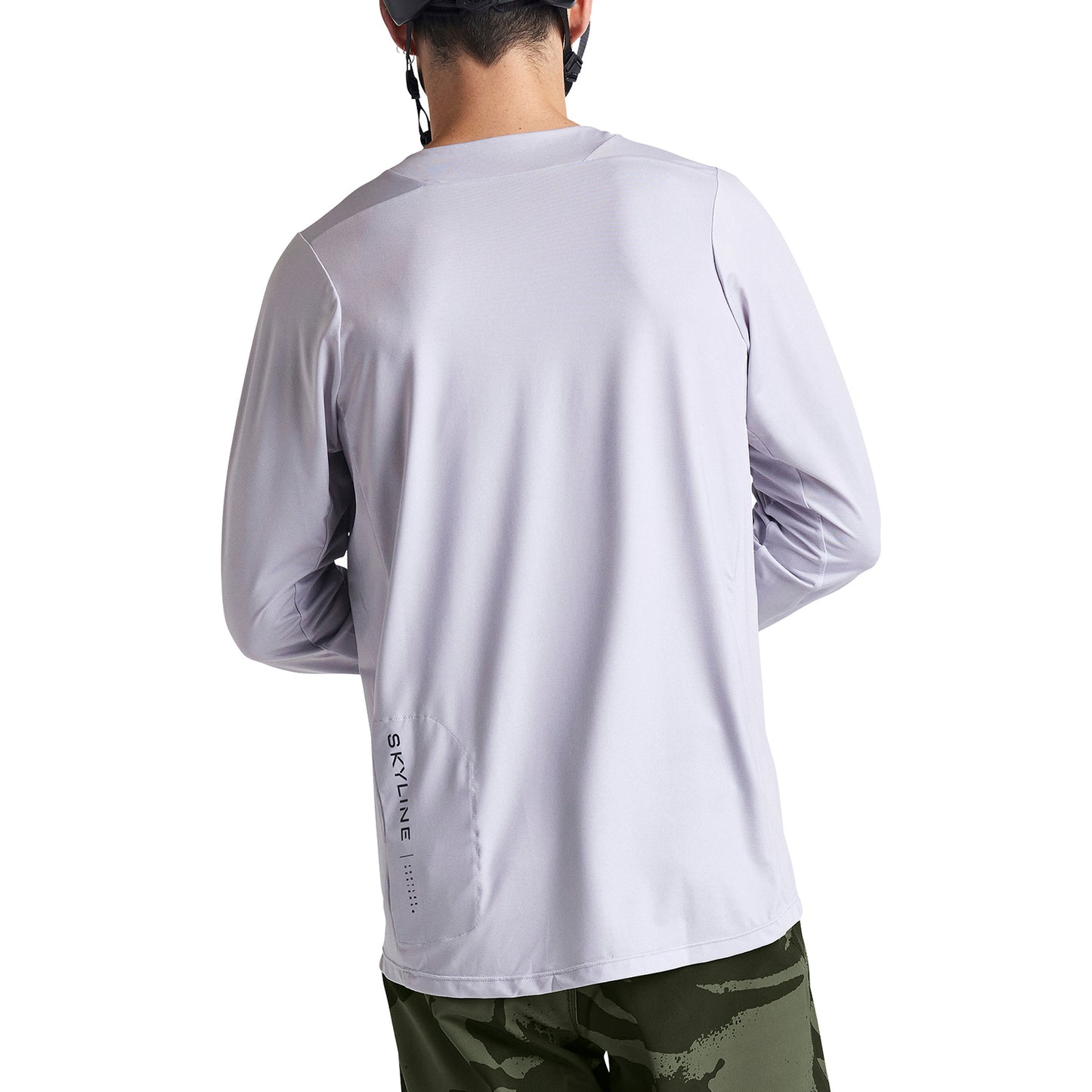 TLD Skyline Long Sleeve Jersey - M - Mono Mist - Image 5