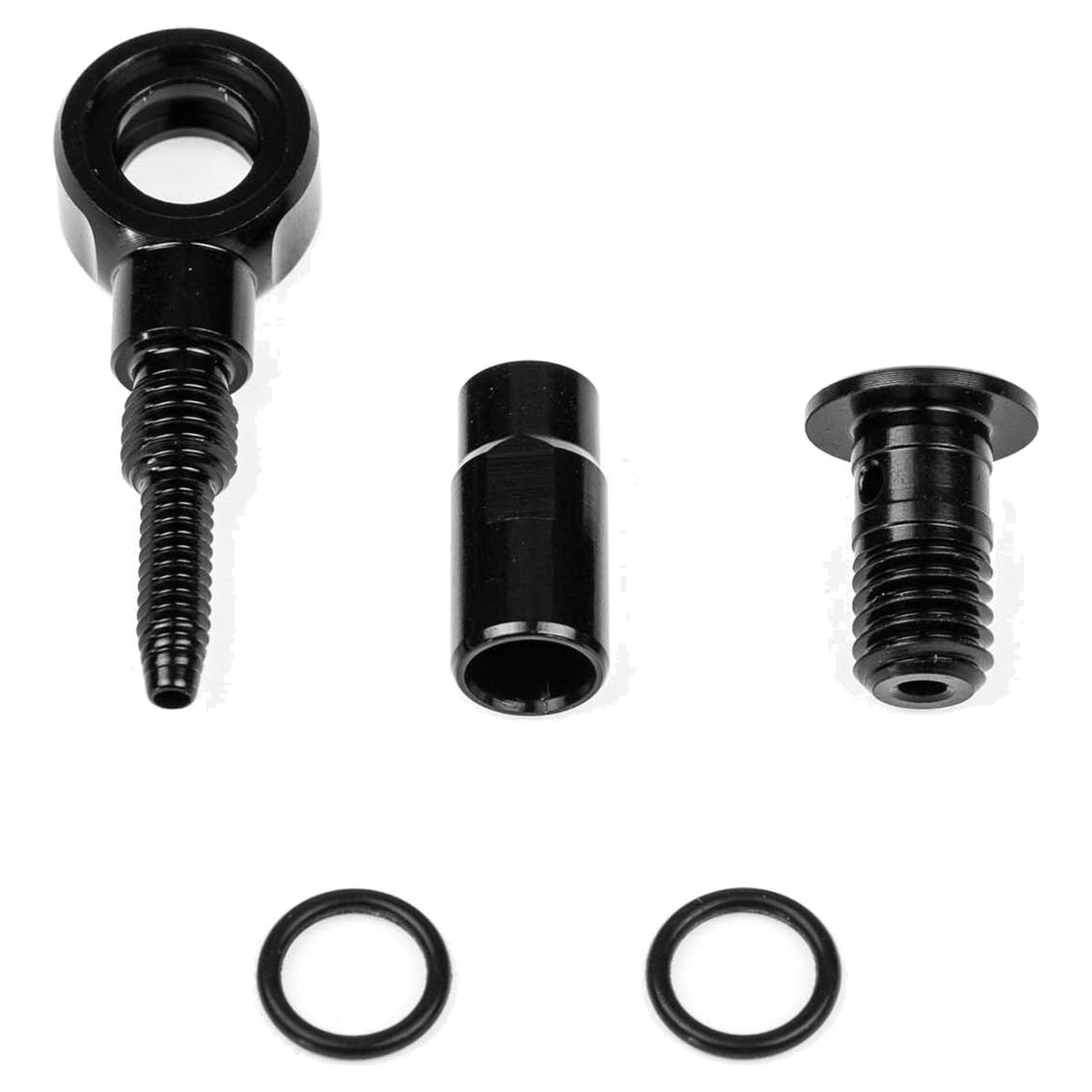 Trickstuff Kevlar Hose Fitting - Hose Fitting - Black - Banjo Kevlar C41-C42-C21 Maxima / Piccola / Piccola HD - Image 1
