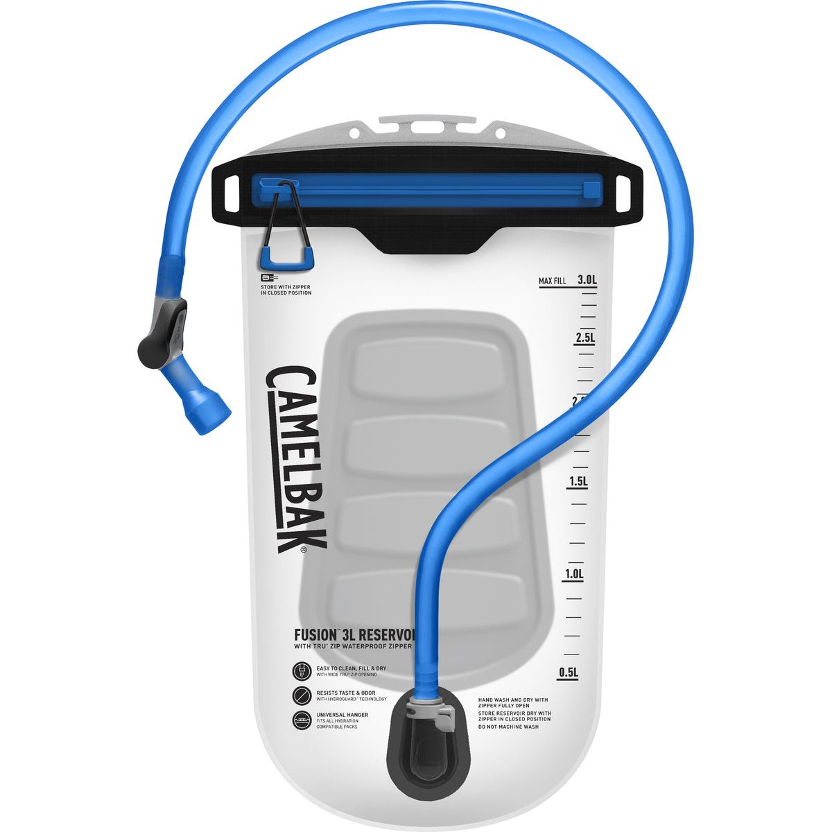 Camelbak Fusion Reservoir - Upright - 3.0L - Clear