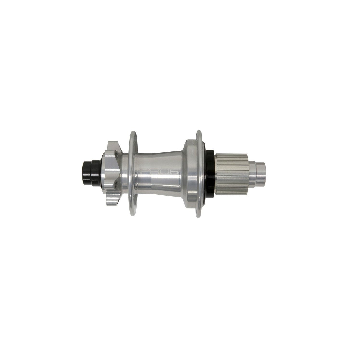 Hope Pro 5 Rear 6 Bolt 12x157mm Disc Hub - Rear - 12x157mm Superboost - Shimano Microspline - 6 Bolt - 32 Hole - J-Bend - Silver