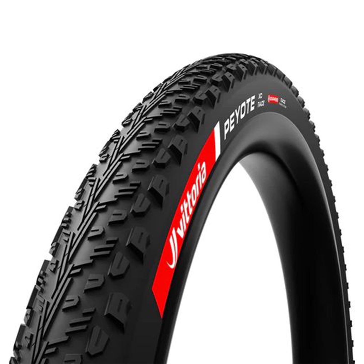 Vittoria Peyote XC Race G2 Tyre - 29 Inch - 2.4 Inch - Yes - Race Graphene Silica - XC Race TLR - Hard - Light Duty Protection - Folding - Black - Image 1