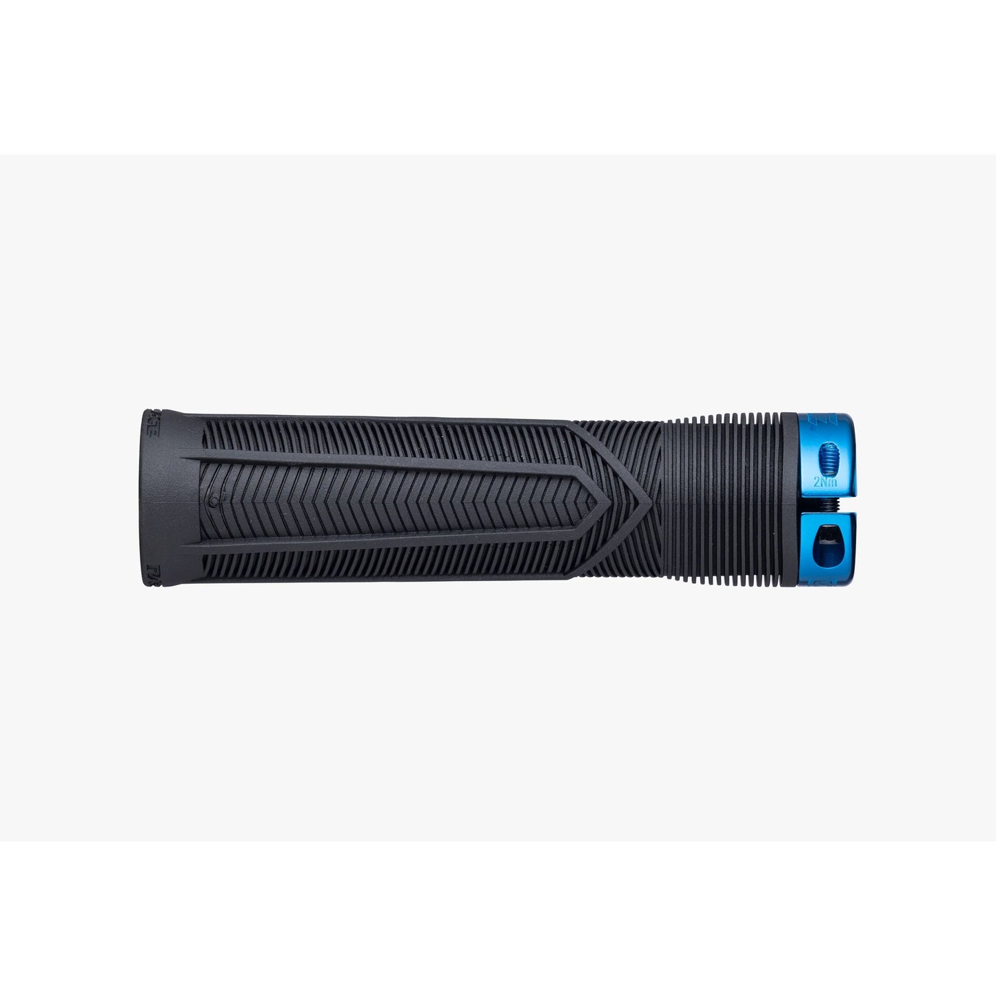 Race Face Chester Lock On Grips - Black With Blue Clamps - Single Lock On Grips - 31mm