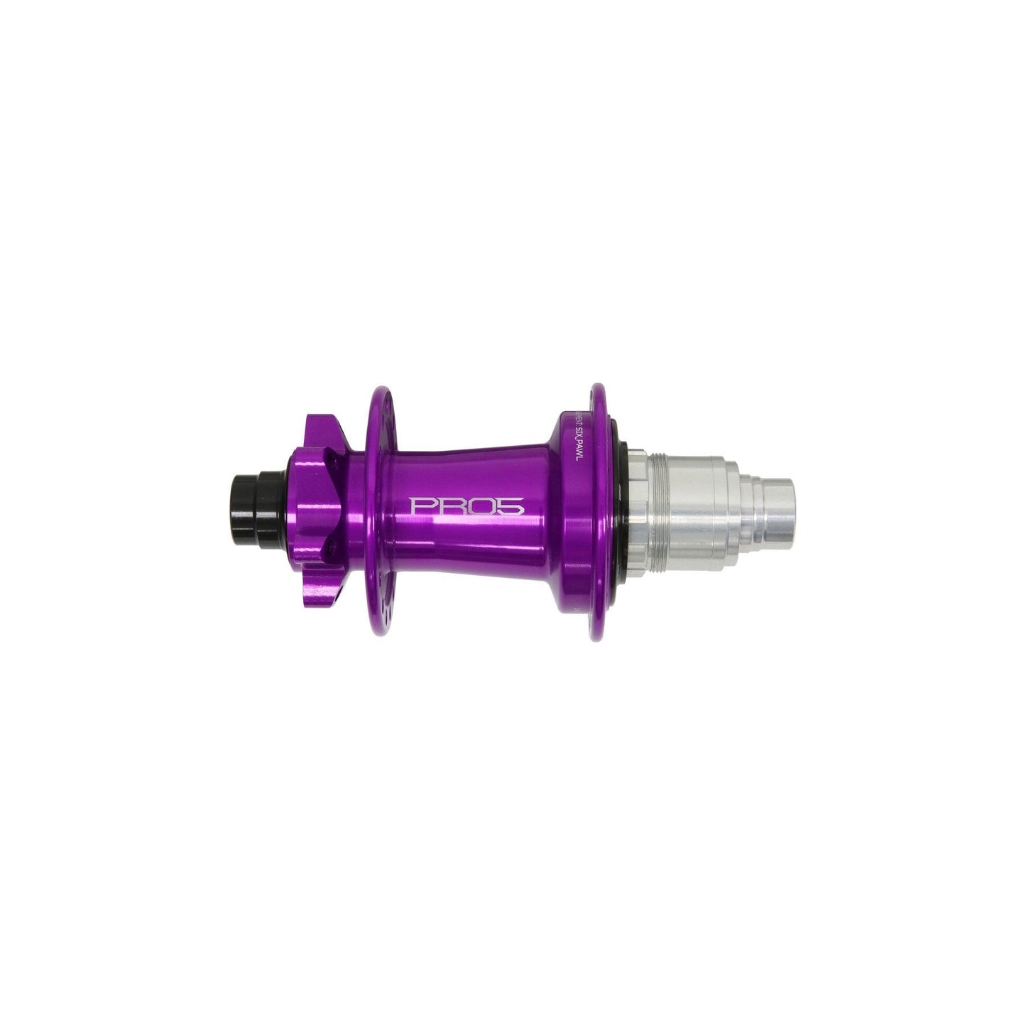 Hope Pro 5 Rear 6 Bolt 12x148mm Disc Hub - Rear - 12x148mm Boost - XD Driver - 6 Bolt - 28 Hole - J-Bend - Purple