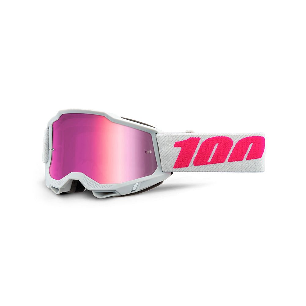100 Percent Accuri 2 Goggles - One Size Fits Most - Keetz - Mirror Pink Lens