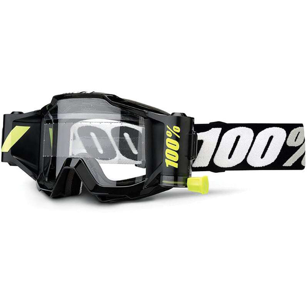 100 Percent Accuri Forecast MTB Goggles - Black - Clear Lens | MTB Direct