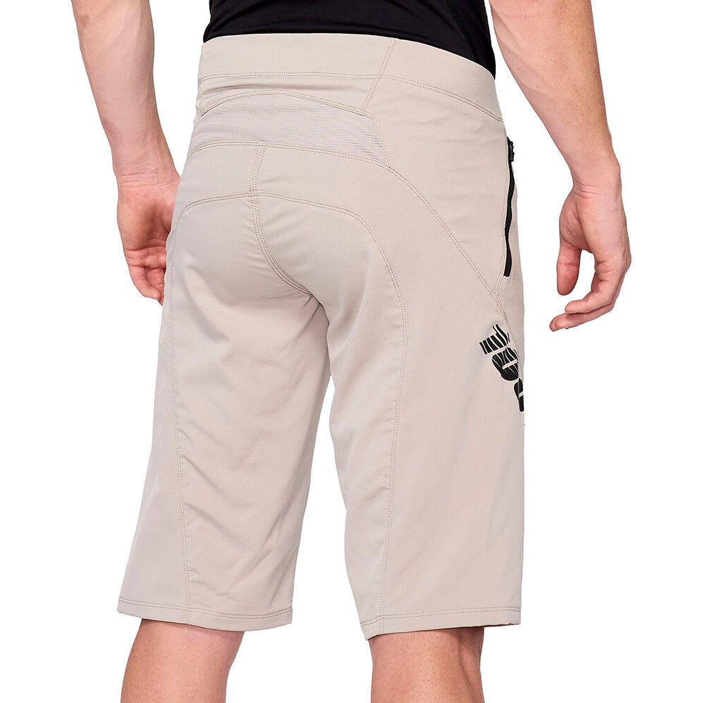 100 Percent Airmatic Shorts - XL-36 - Warm Grey