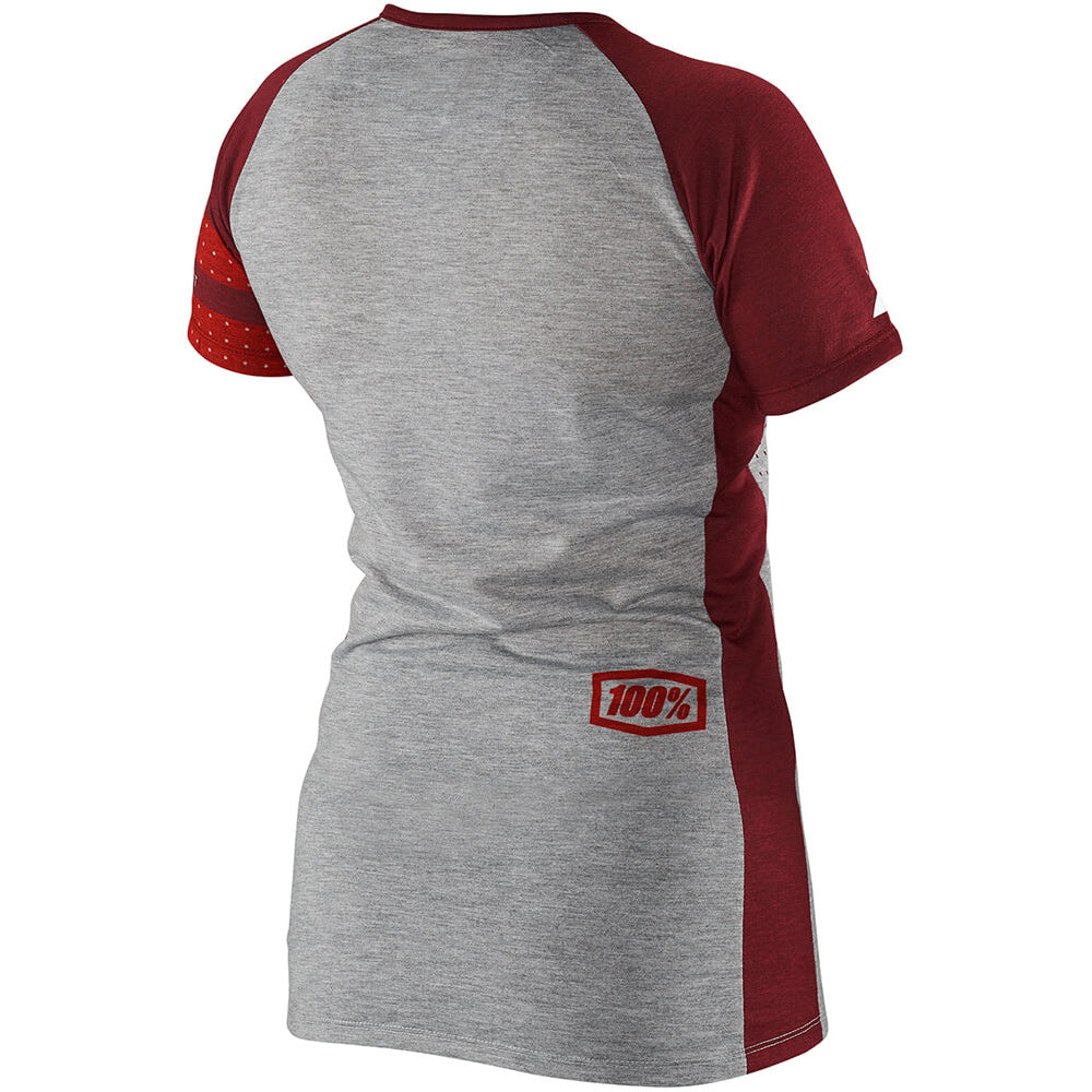 100 Percent Airmatic Women's Short Sleeve Jersey - XL - Red
