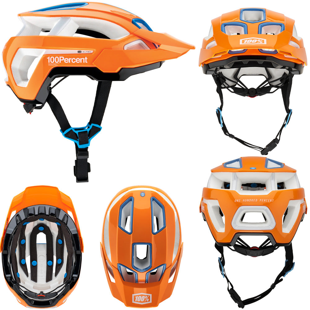 100 Percent Altec Helmet - L/XL - Neon Orange