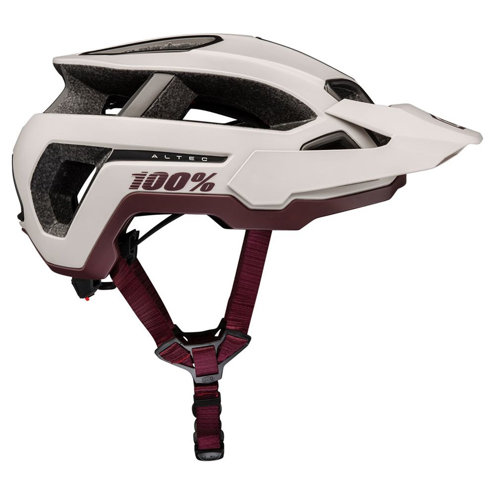 100 Percent Altec Helmet - XS-S - Warm Grey - Quick Release Buckle