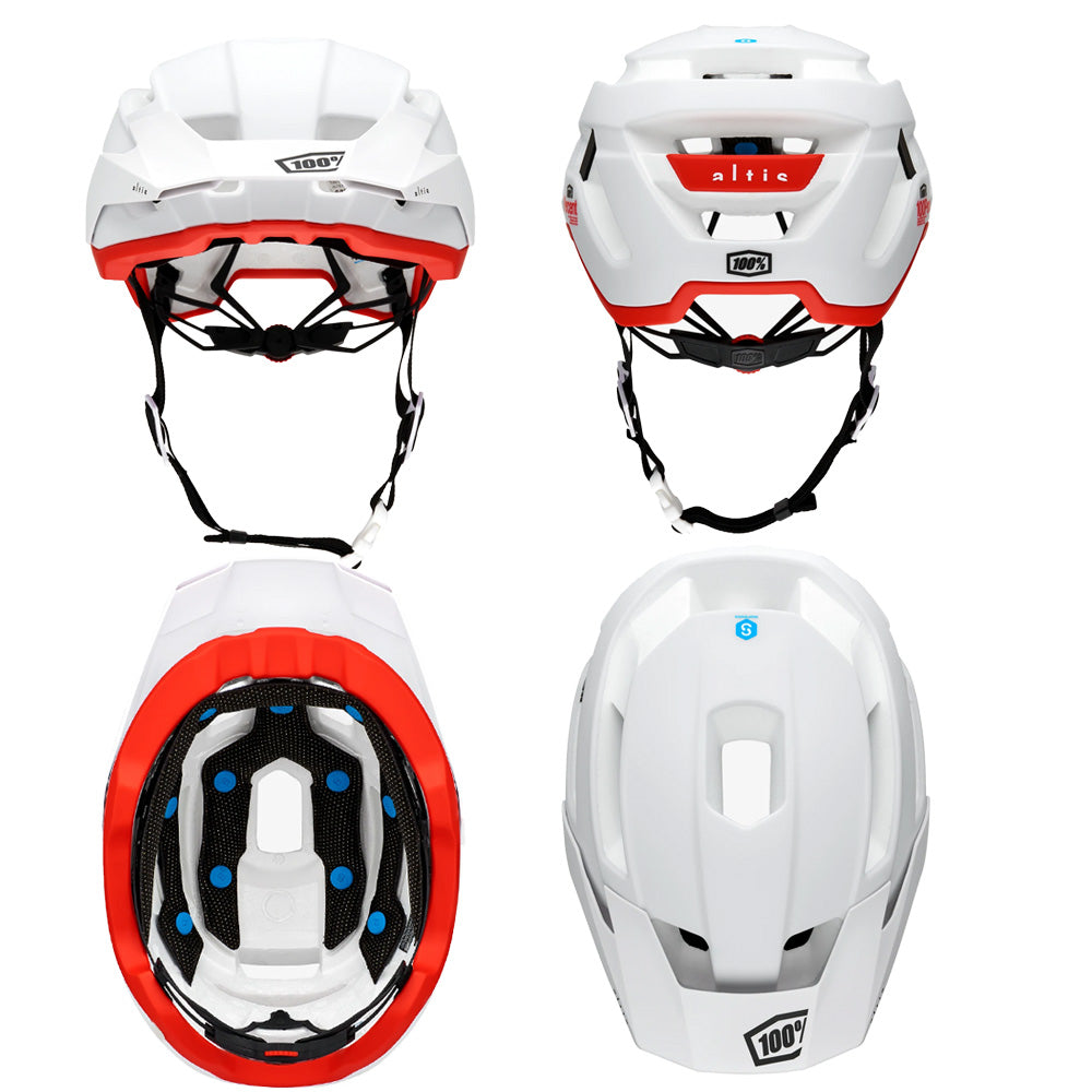 100 Percent Altis Helmet - L-XL - White