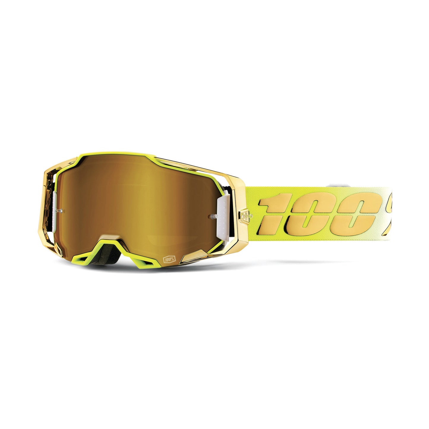 100 Percent Armega Goggles - Feelgood - True Gold Mirror Lens