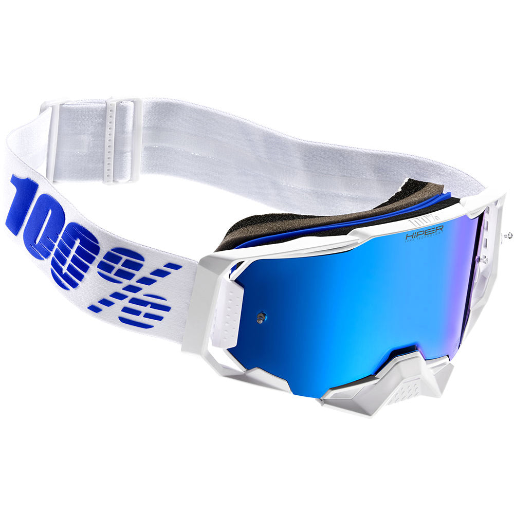 100 Percent Armega Goggles - Izi - HiPER Blue Mirror Lens