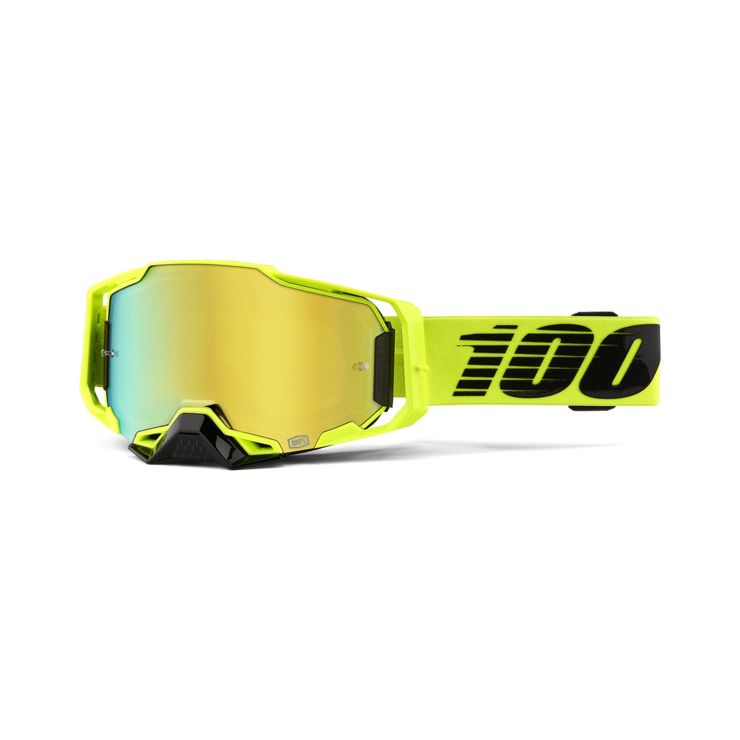 100 Percent Armega Goggles - Nuclear Circus - Gold Mirror Lens
