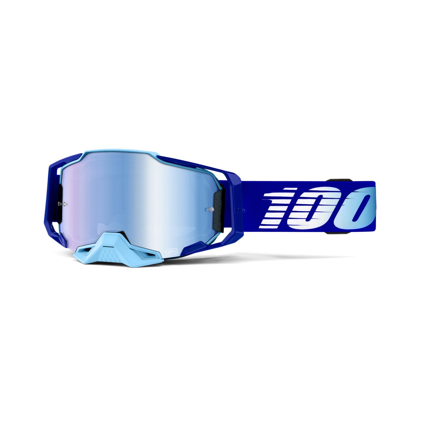 100 Percent Armega Goggles - One Size Fits Most - Royal - Blue Mirror Lens