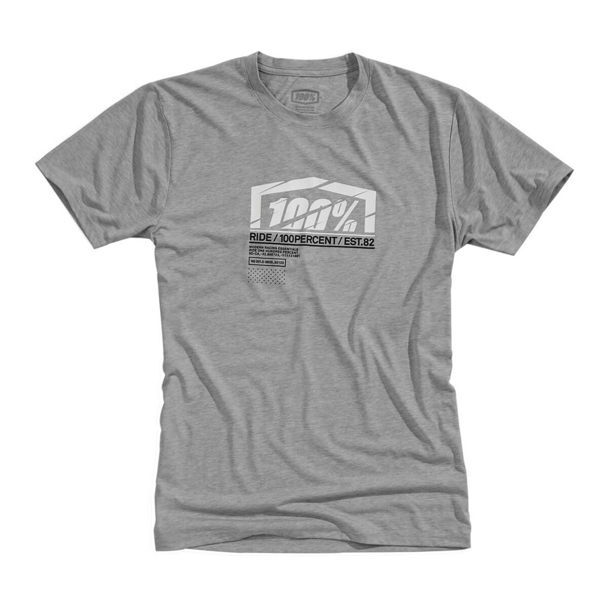 100 Percent Assent Tech Tee - M - Grey Heather