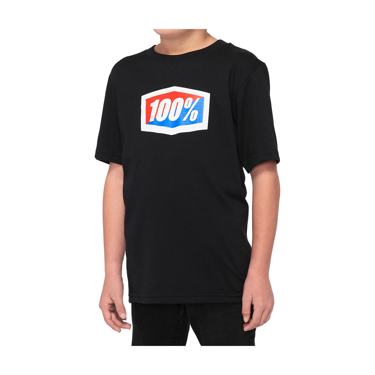 100 Percent Official Youth T-Shirt - Youth M - Black