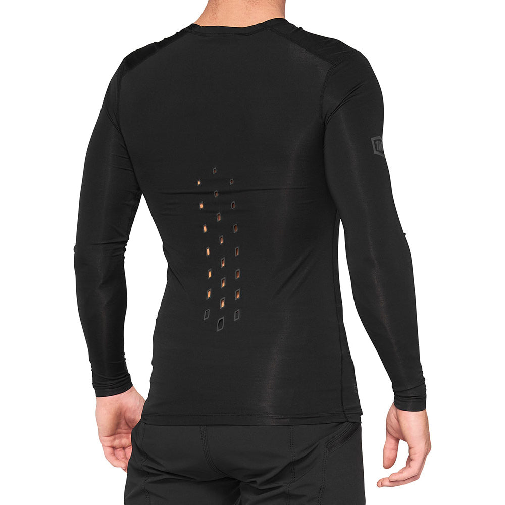 100 Percent R-Core Concept Long Sleeve Jersey - L - Black