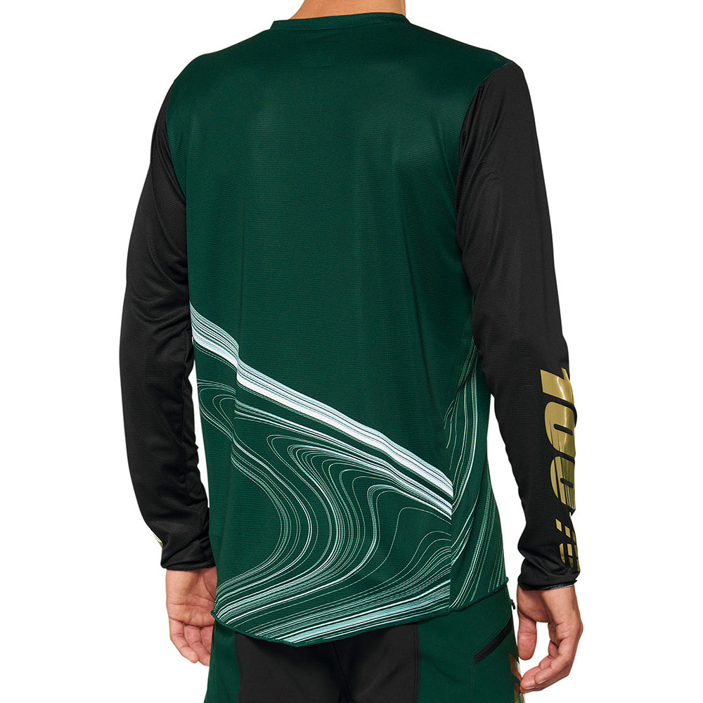 100 Percent R-Core-X Limited Edition Long Sleeve Jersey - XL - Forest Green