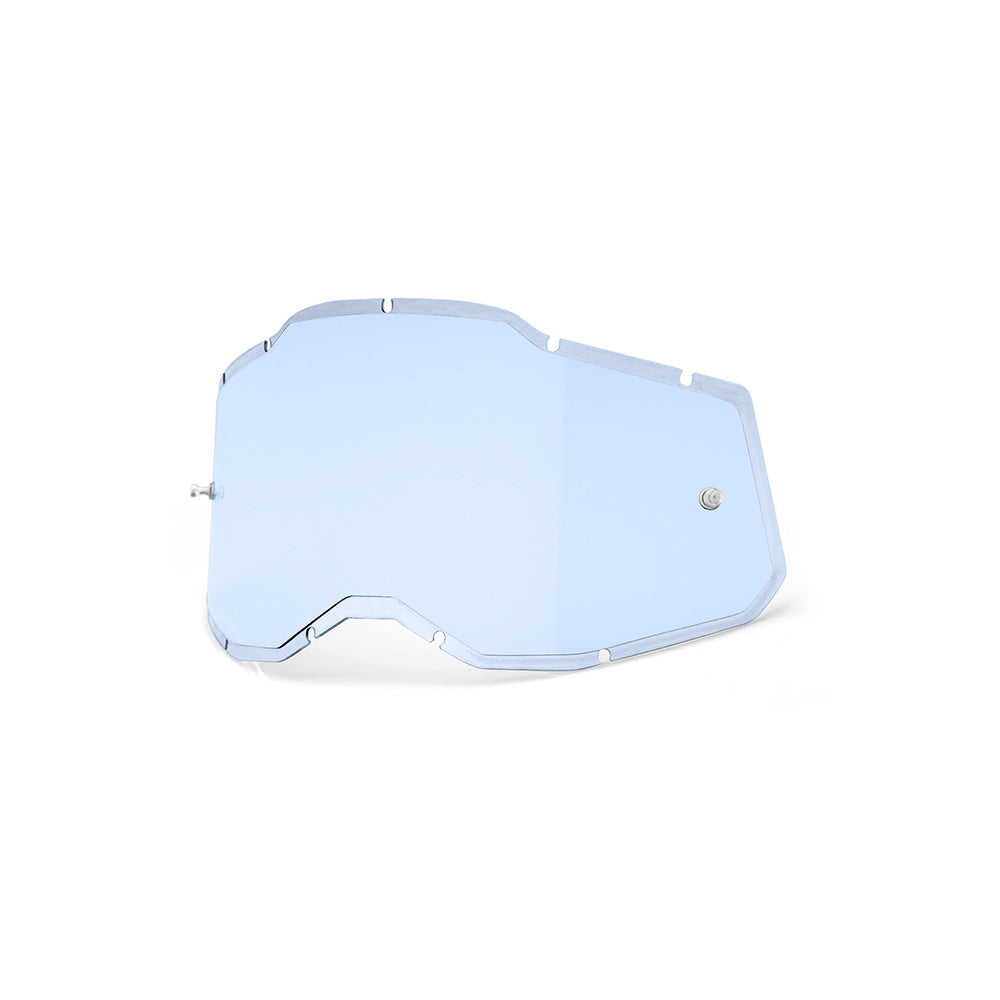 100 Percent Racecraft 2 Accuri 2 Strata 2 PLUS Replacement Lens - One Size Fits Most - Injected Blue Lens