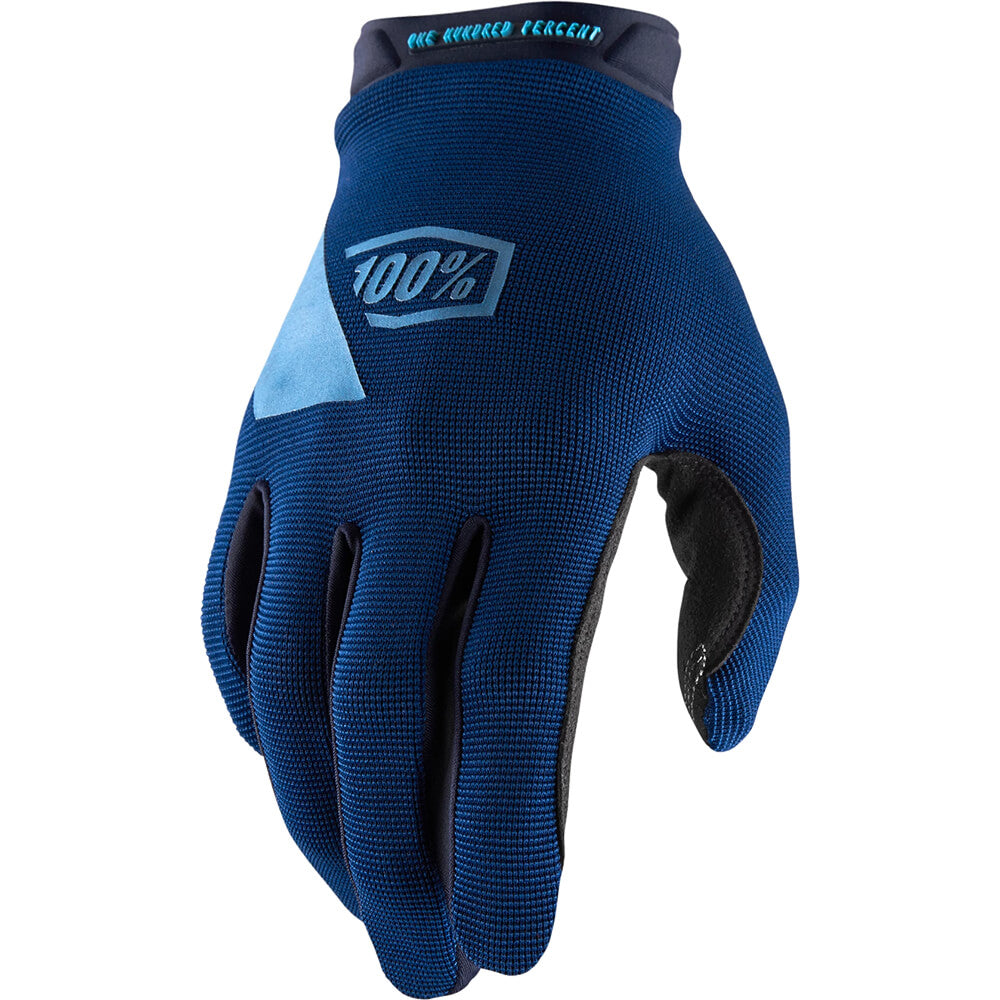 100 Percent RideCamp Glove - S - Navy - Slate Blue
