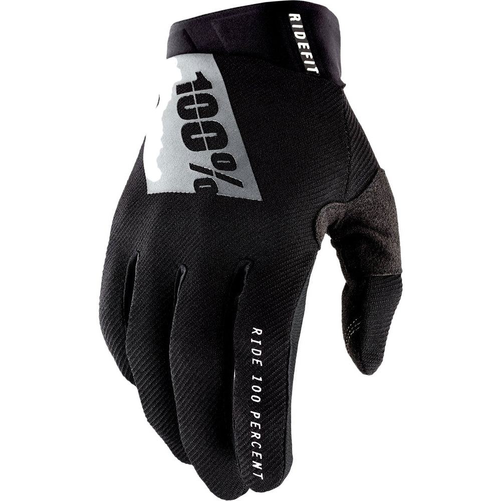 100 Percent RideFit Glove - S - Black