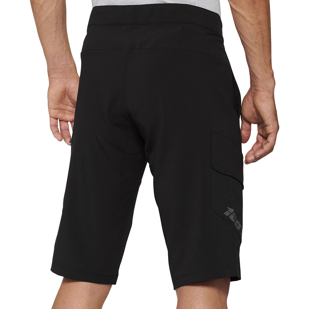 100 Percent Ridecamp Shorts - S-30 - Black
